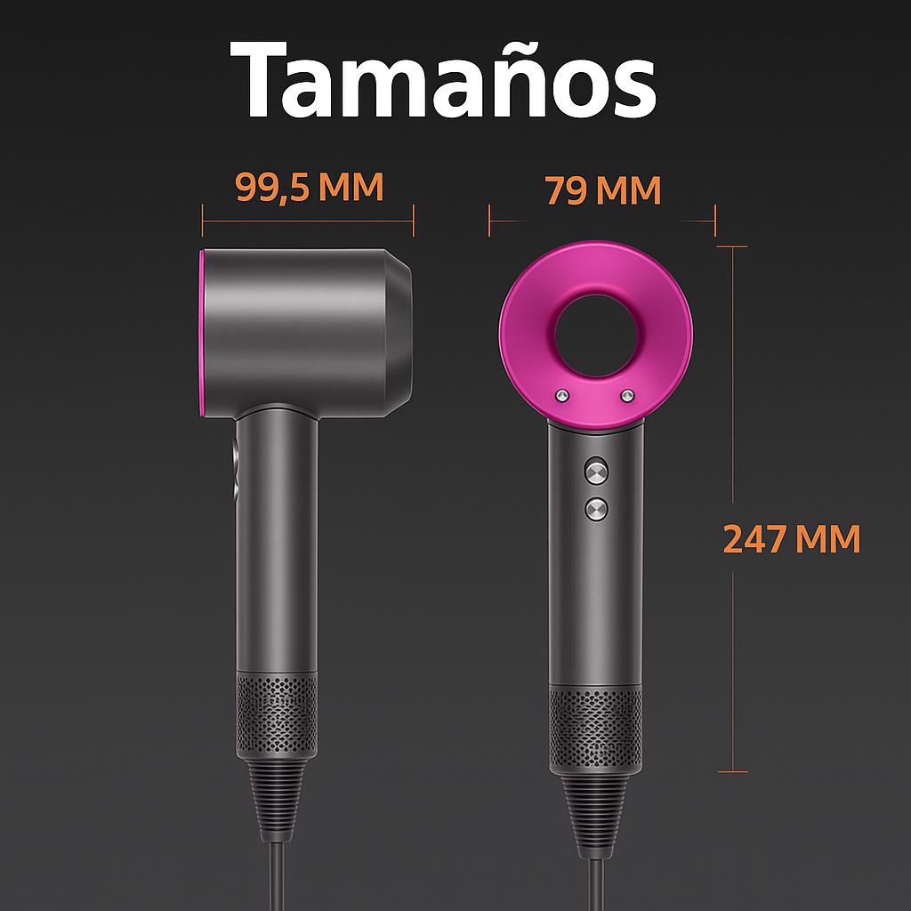 Secador Luméa™ Supersonic Edition 5 en 1 - Rosa