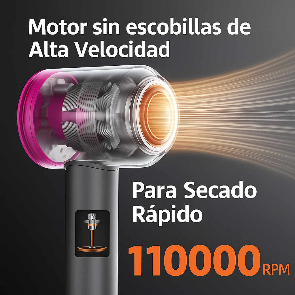 Secador Luméa™ Supersonic Edition 5 en 1 - Rosa